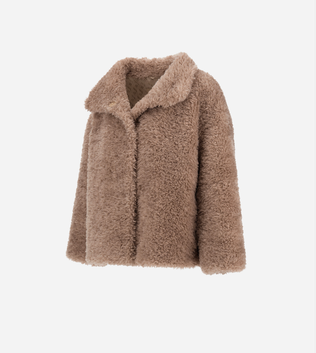 Curly Faux Fur Jacket-Outerwear-Herno-Chantily-36-Mercantile Portland