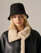 Cyrus Jacquard Bucket Hat in Dark Chocolate-Hats-Helen Kaminski-Dark Chocolate-OS-Mercantile Portland