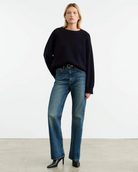 Damaris Cashmere Sweater-Clothing-Nili Lotan-Dark Navy-XS-Mercantile Portland