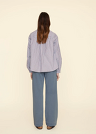 Dash Twill Pant in Blue Storm-Clothing-Xirena-Blue Storm-S-Mercantile Portland