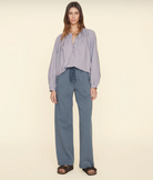 Dash Twill Pant in Blue Storm-Clothing-Xirena-Blue Storm-S-Mercantile Portland