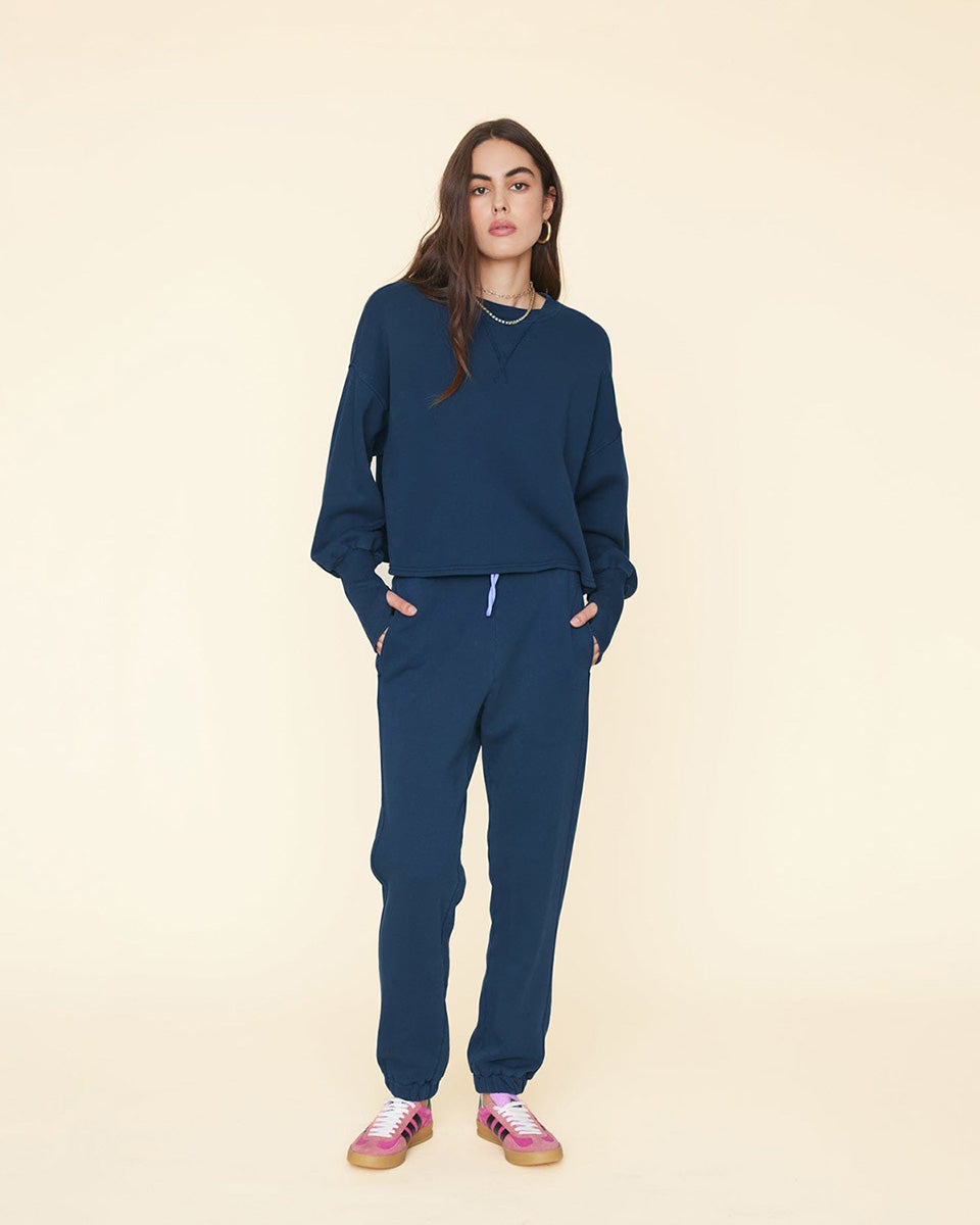 Davis Sweatpant-Pants-Xirena-Rain Blue • Xirena-XS-Mercantile Portland