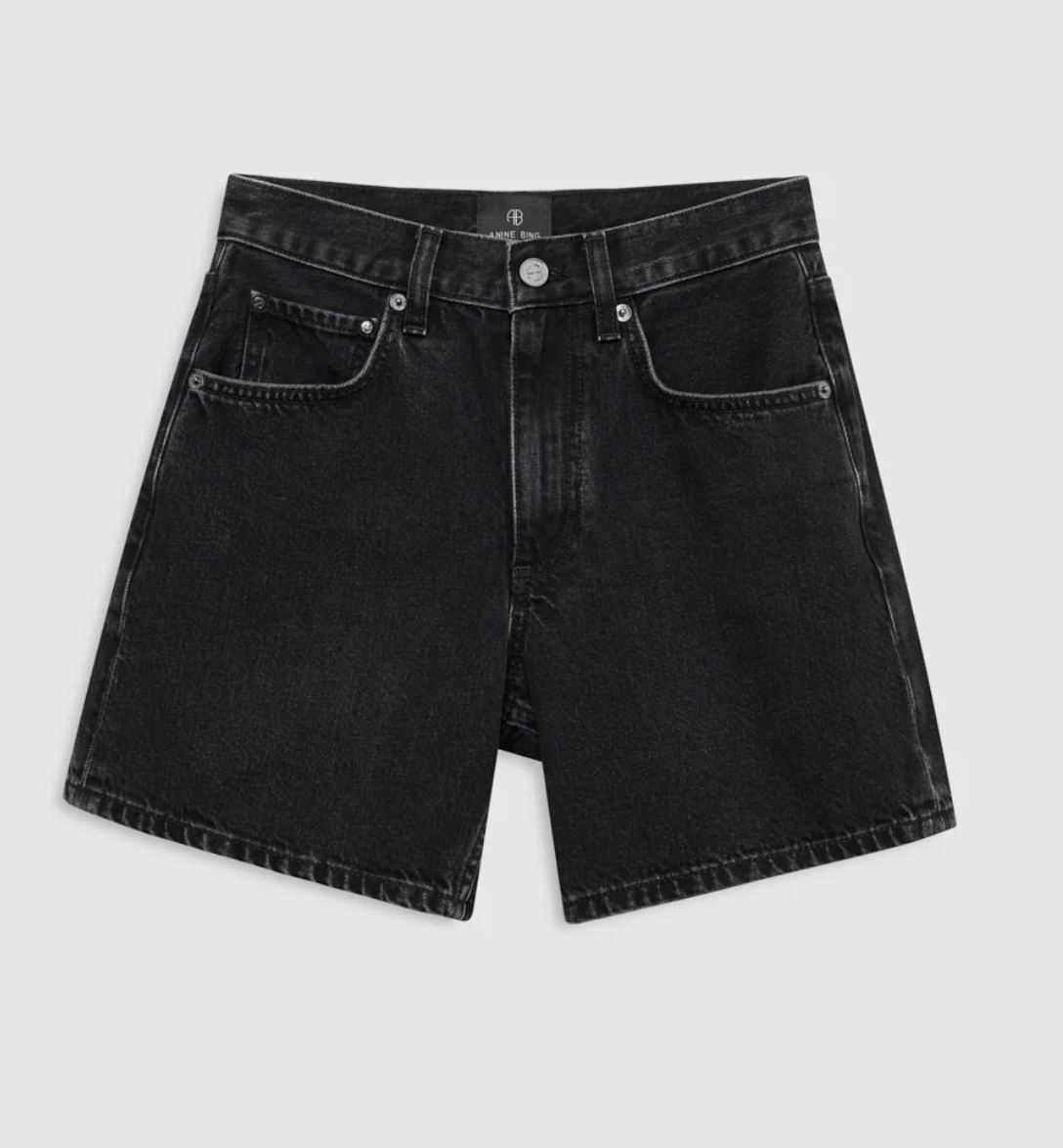 Delaney Short-staging-ANINE BING-24-Vintage Black-Mercantile Portland