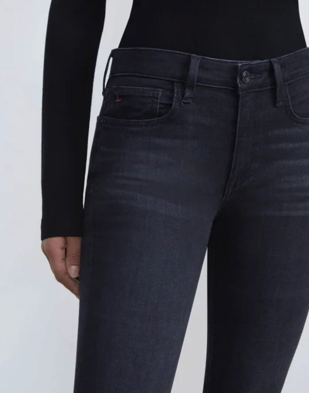 Denim Mercer Kick-Flare Jean-Clothing-Lafayette 148-Washed Onyx-24-Mercantile Portland