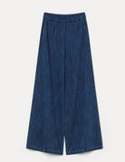 Denim Palazzo Pants-Clothing-Forte Forte-Indigo-00-Mercantile Portland