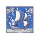 Des Rives Et Des Reves Scarf-Accessories-Inoui Editions-Blue-OS-Mercantile Portland