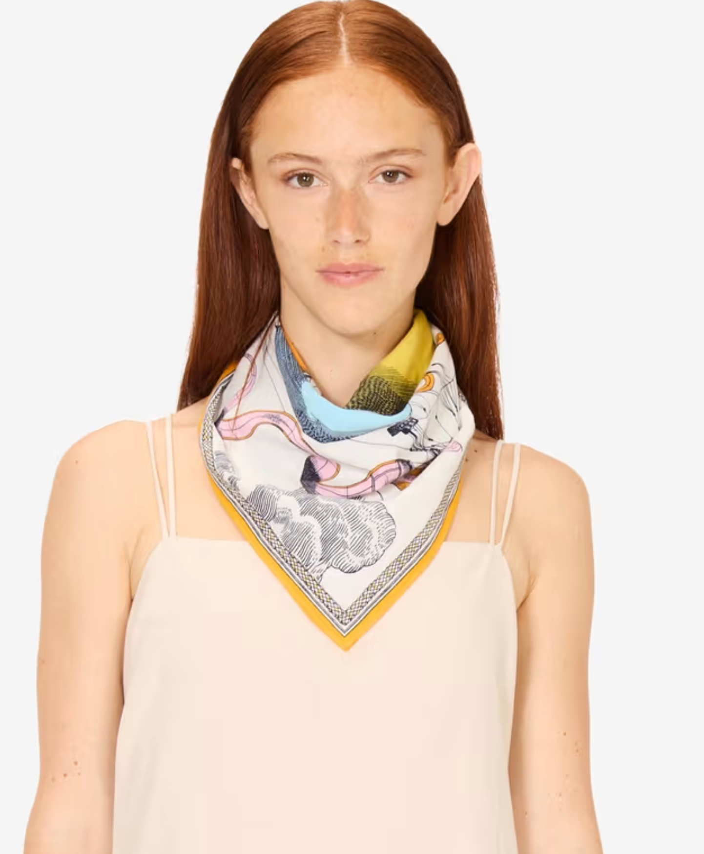 Des Rives Et Des Reves Square Scarf-Accessories-Inoui Editions-Multi-OS-Mercantile Portland