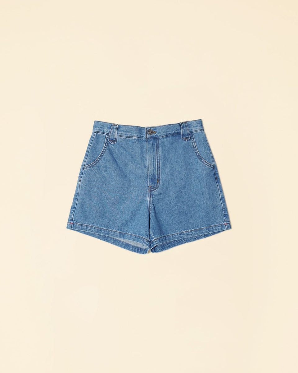 Dez Denim Short-Denim-Xirena-Mid Blue-24-Mercantile Portland