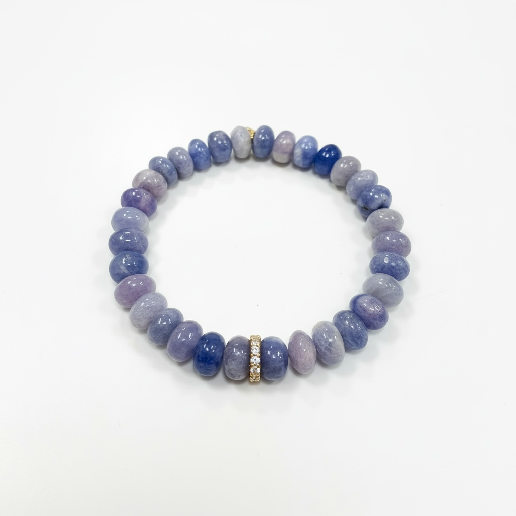 Diamond Cocktail Rondelle Bracelet-Jewelry-Sydney Evan-OS-YG-Mercantile Portland