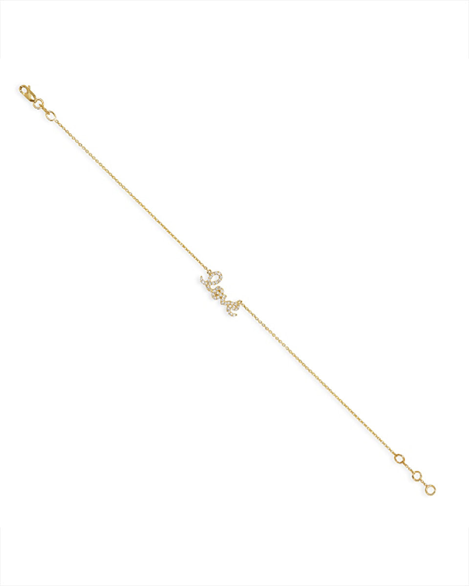 Diamond Love Bracelet-Jewelry-Sydney Evan-OS-Mercantile Portland