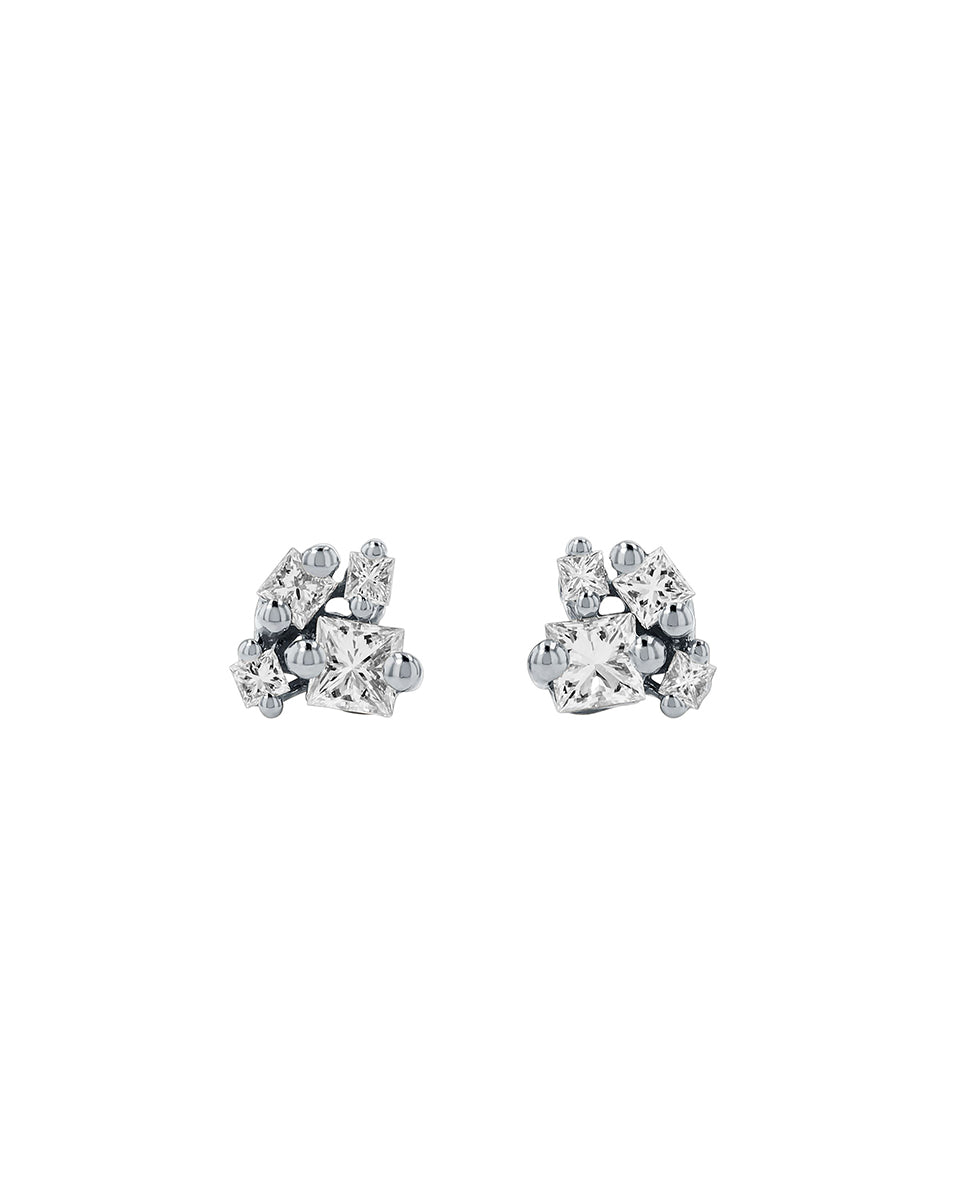 Diamond Princess Cut Studs-Accessories-Suzanne Kalan-OS-Mercantile Portland