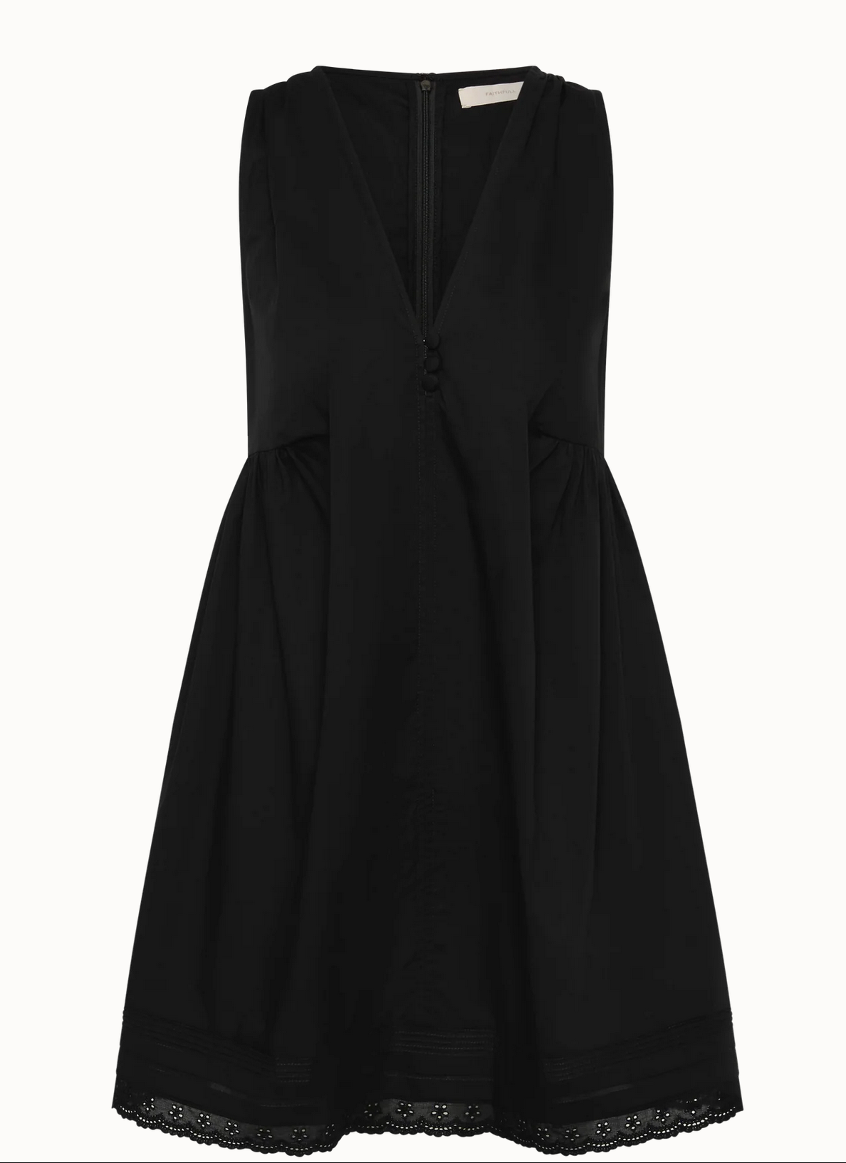 Dion Mini Dress-Dresses-FAITHFULL-Black-2-Mercantile Portland