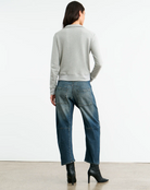 Diya Quarter Zip Sweatshirt-Tops-Nili Lotan-Heather Grey-XS-Mercantile Portland