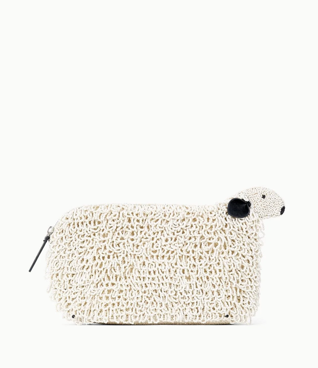 Dolly Beaded Clutch-Accessories-Staud-Ivory-OS-Mercantile Portland