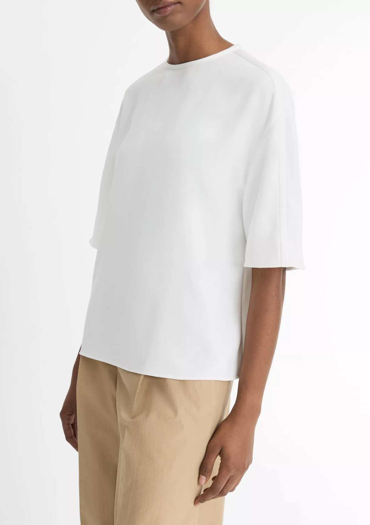 Dolman Elbow Sleeve Tee-Clothing-Vince-Off White-XXS-Mercantile Portland