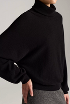 Dolman Turtle Neck Sweater-Sweaters-Vince-Black-XS-Mercantile Portland