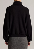 Dolman Turtle Neck Sweater-Sweaters-Vince-Black-XS-Mercantile Portland