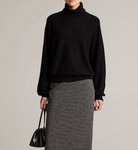 Dolman Turtle Neck Sweater-Sweaters-Vince-Black-XS-Mercantile Portland
