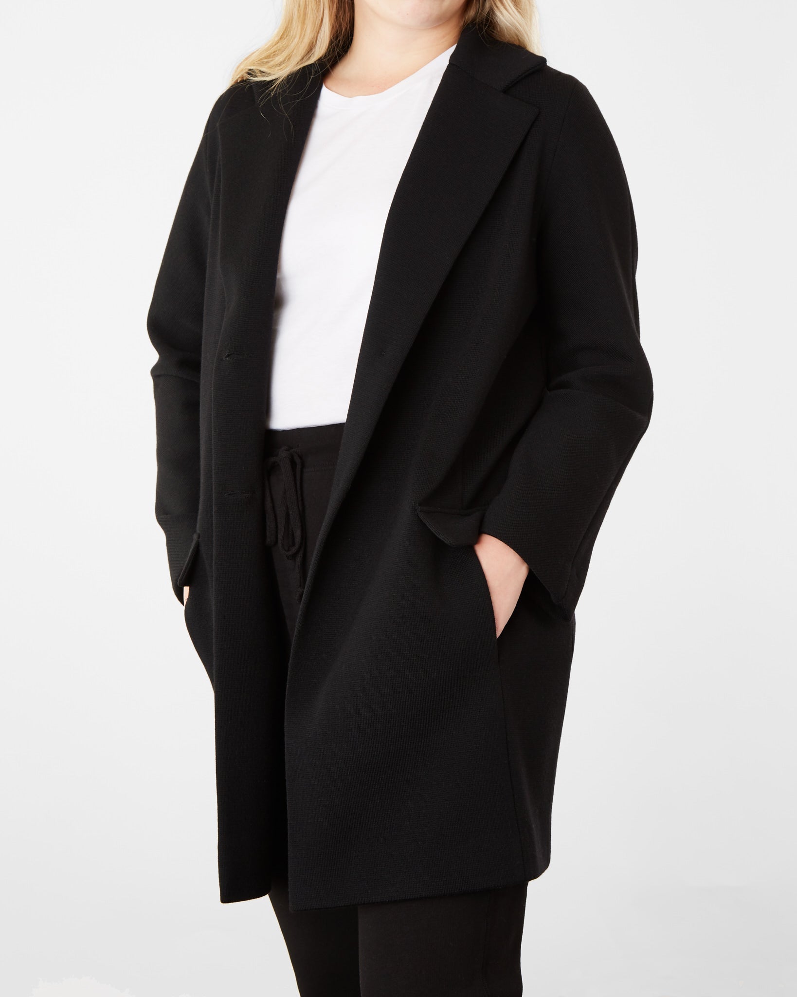 Domino Coat-Outerwear-Amina Rubinacci-Black-XS-Mercantile Portland