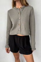 Doris Cardigan in Mist-Clothing-Ciao Lucia-Mist-XXS-Mercantile Portland