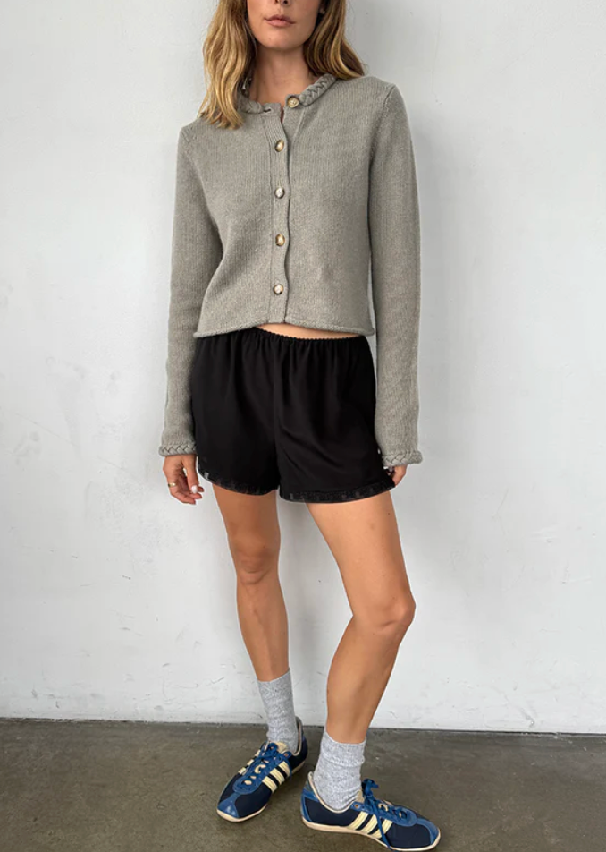Doris Cardigan in Mist-Clothing-Ciao Lucia-Mist-XXS-Mercantile Portland
