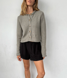 Doris Cardigan in Mist-Clothing-Ciao Lucia-Mist-XXS-Mercantile Portland