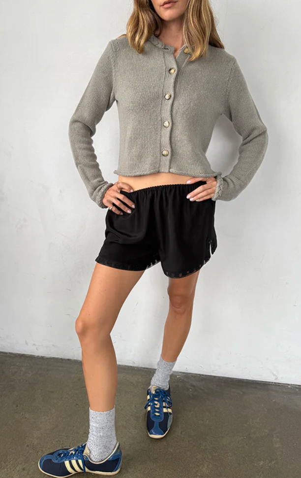 Doris Cardigan in Mist-Clothing-Ciao Lucia-Mist-XXS-Mercantile Portland