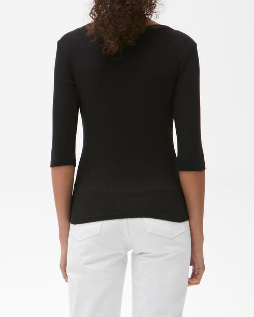 Dot 3/4 Sleeve Tee-Clothing-Michael Stars-White-O/S-Mercantile Portland