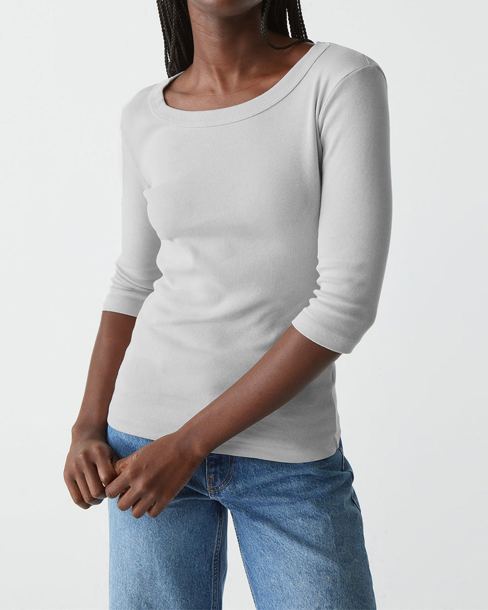 Dot 3/4 Sleeve Tee-Clothing-Michael Stars-Crescent-O/S-Mercantile Portland