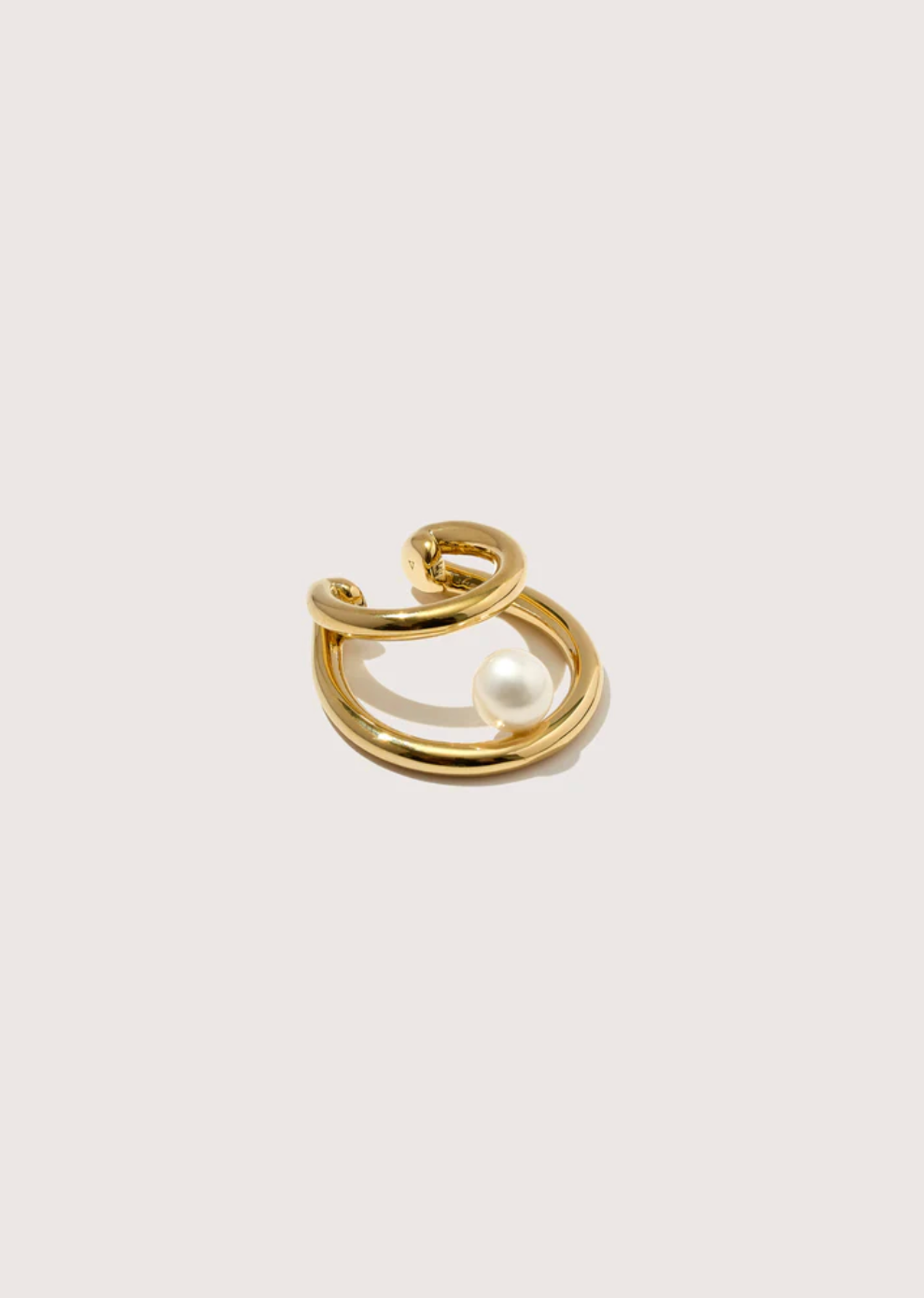 Double Pearl Ear Cuff-staging-OTIUMBERG-Gold Vermeil-OS-Mercantile Portland
