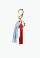 Double Tassel Bag Charm-Accessories-Wandler-Air/Cranberry-OS-Mercantile Portland