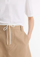 Double-Waistband Cotton Skirt-Clothing-Vince-Sandbar-00-Mercantile Portland