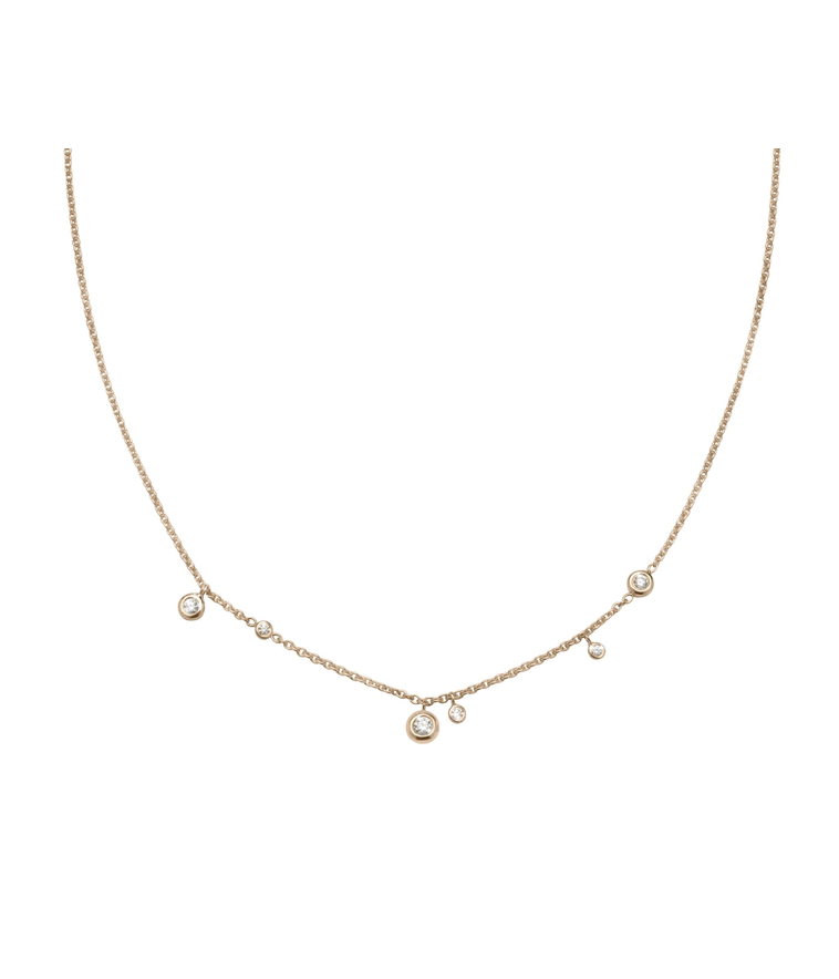 Doux Drop Constellation Mini Necklace-Jewelry-RITIQUE-Yellow Gold-OS-Mercantile Portland
