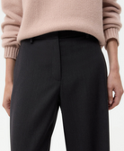Downing Pant in Micro Herringbone-Clothing-TWP-Charcoal-2-Mercantile Portland