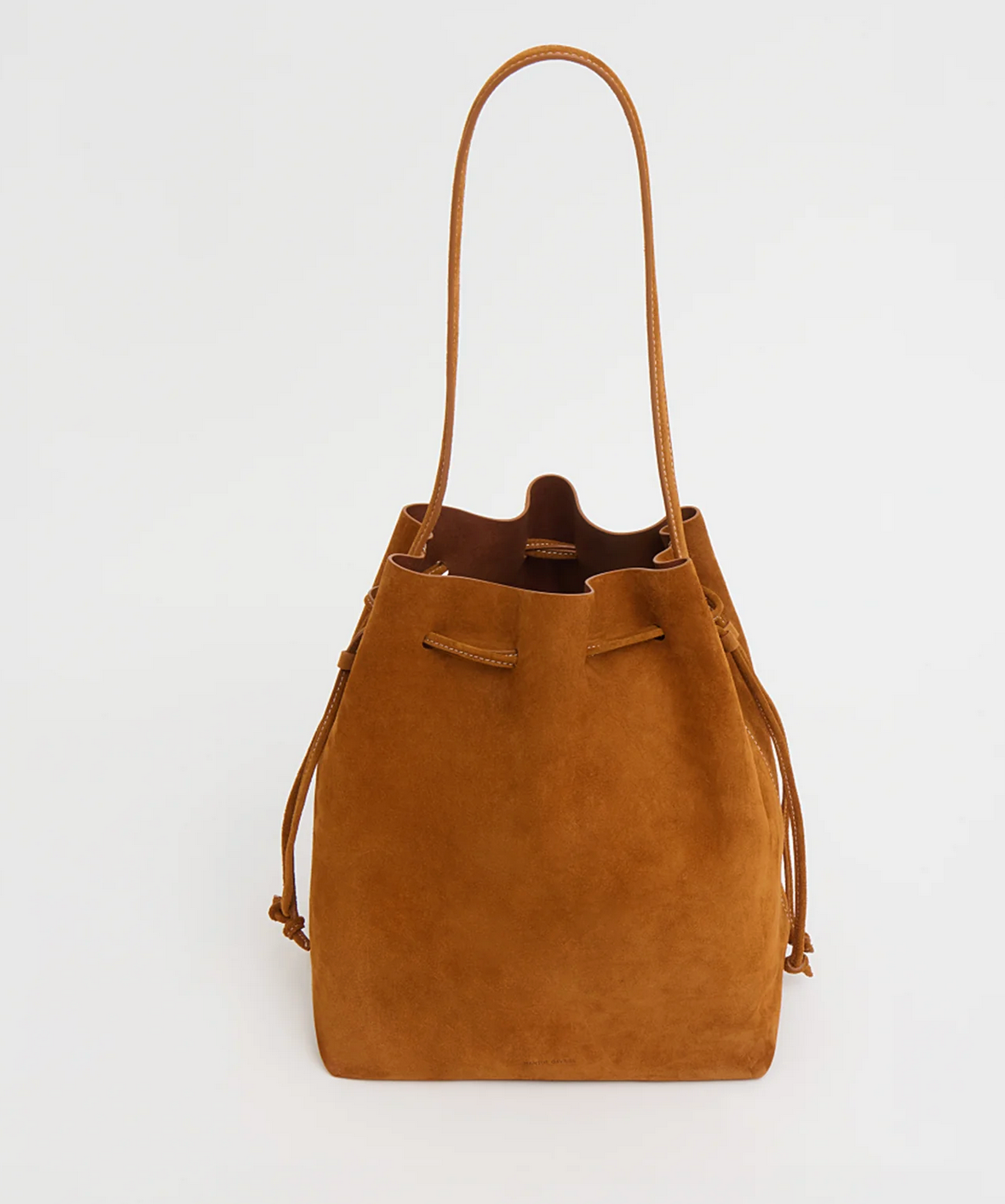 Drawstring Cabas in Saddle Suede-Handbags-Mansur Gavriel-Saddle Suede-OS-Mercantile Portland