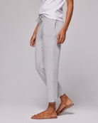 Drawstring Pant with Cuff-Clothing-Majestic Filatures-Gris-1-Mercantile Portland