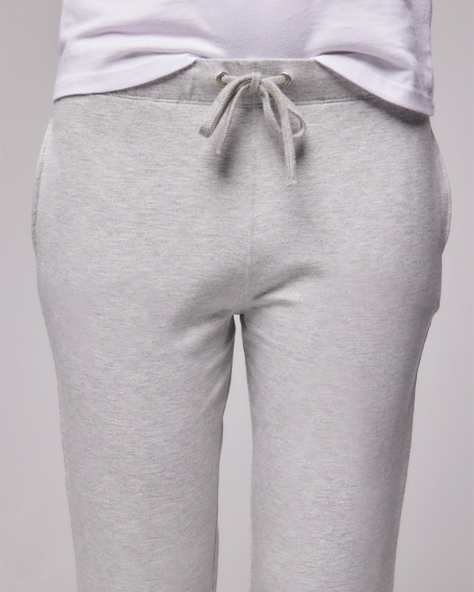 Drawstring Pant with Cuff-Clothing-Majestic Filatures-Gris-1-Mercantile Portland