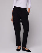 Drawstring Pant with Cuff-Clothing-Majestic Filatures-Gris-1-Mercantile Portland