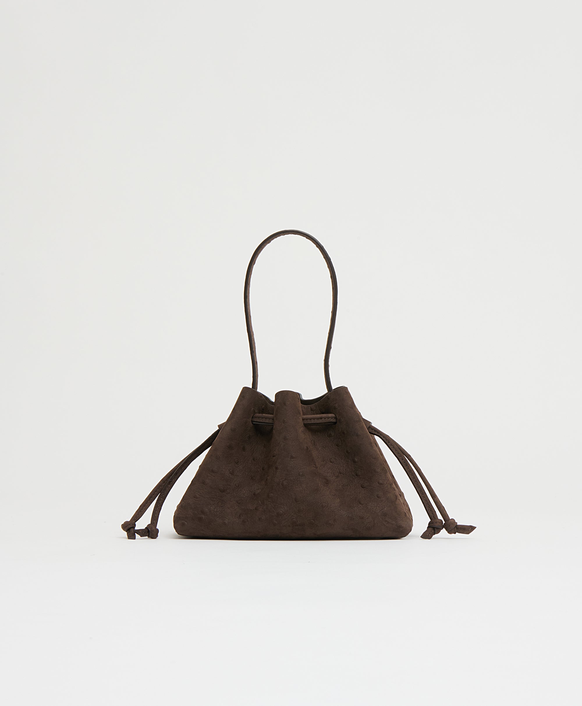Drawstring Pouchette in Ebony-Handbags-Mansur Gavriel-Ebony-OS-Mercantile Portland