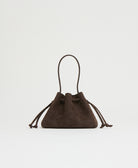 Drawstring Pouchette in Ebony-Handbags-Mansur Gavriel-Ebony-OS-Mercantile Portland