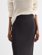 Dree Skirt-Skirts and Shorts-TWP-Dark Chocolate-00-Mercantile Portland