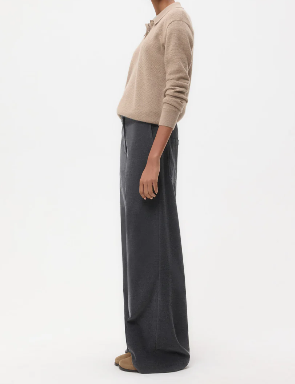Dylan Pant-Clothing-TWP-Charcoal Heather Grey-23-Mercantile Portland
