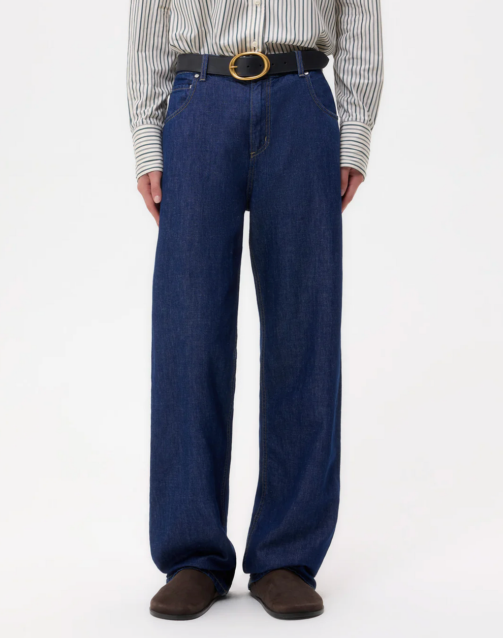 Easy Boy Pant-Denim-TWP-Indigo Resin-25-Mercantile Portland