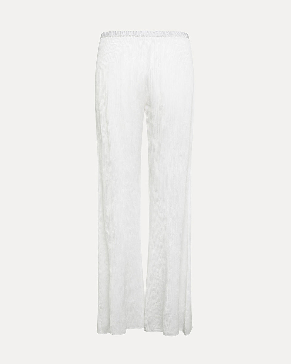 Elasticated Pants in Crépon Viscose Satin-Pants-Forte Forte-Puro-0-Mercantile Portland