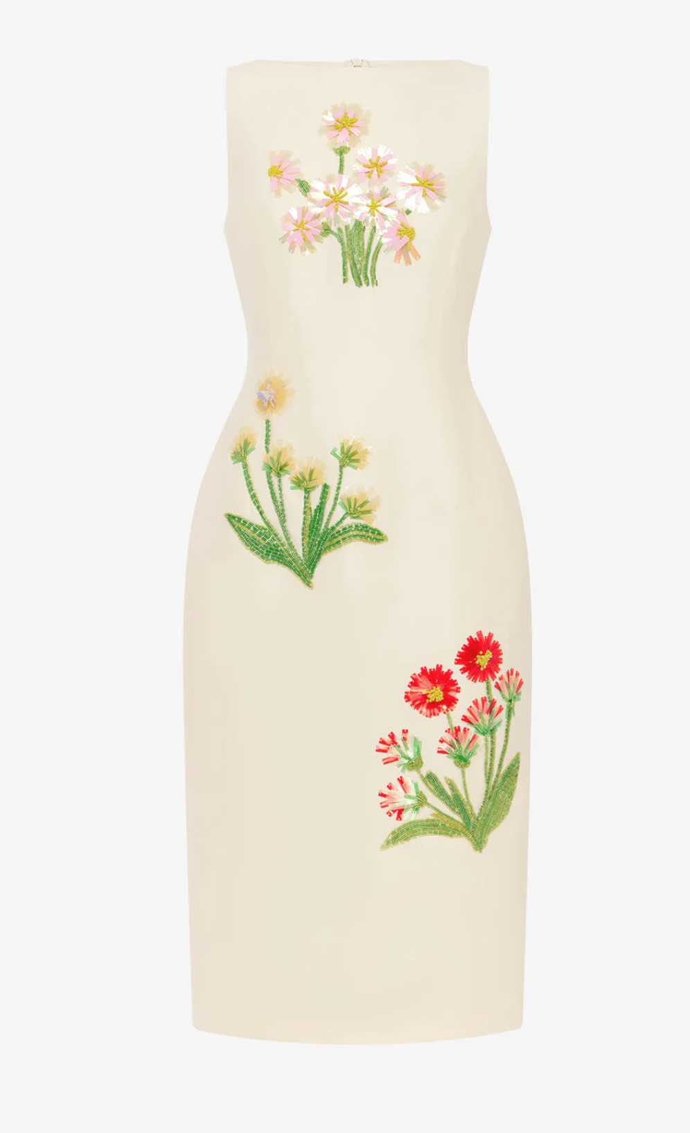 Eleanor Embellished Midi Dress-Dresses-LEO LIN-Wildflower-4-Mercantile Portland