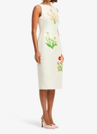 Eleanor Embellished Midi Dress-Dresses-LEO LIN-Wildflower-4-Mercantile Portland