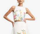 Ella Bow Backless Top-Tops-LEO LIN-Snow-0-Mercantile Portland