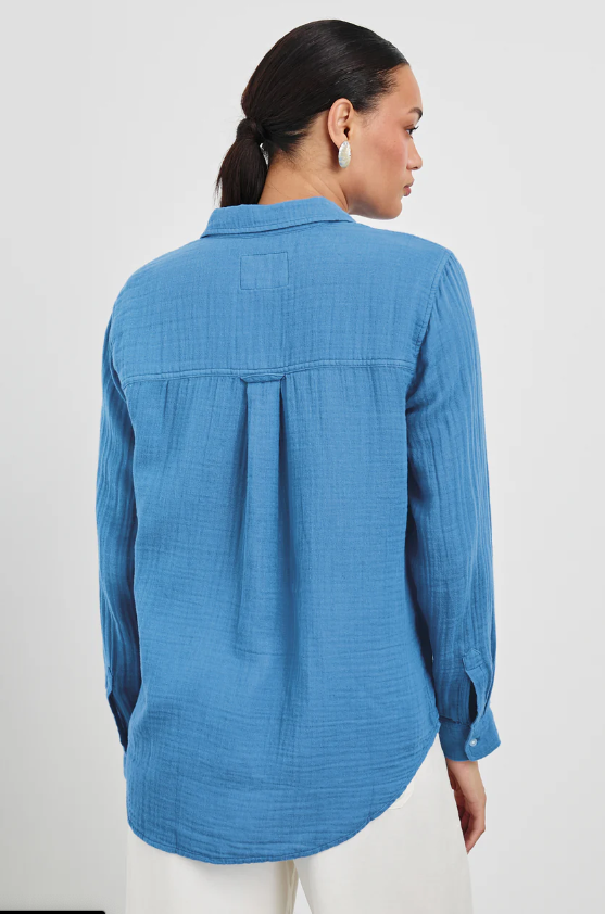 Ellis Shirt-Clothing-Rails-French Blue-XS-Mercantile Portland