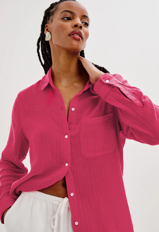Ellis Shirt-Clothing-Rails-Raspberry-XS-Mercantile Portland