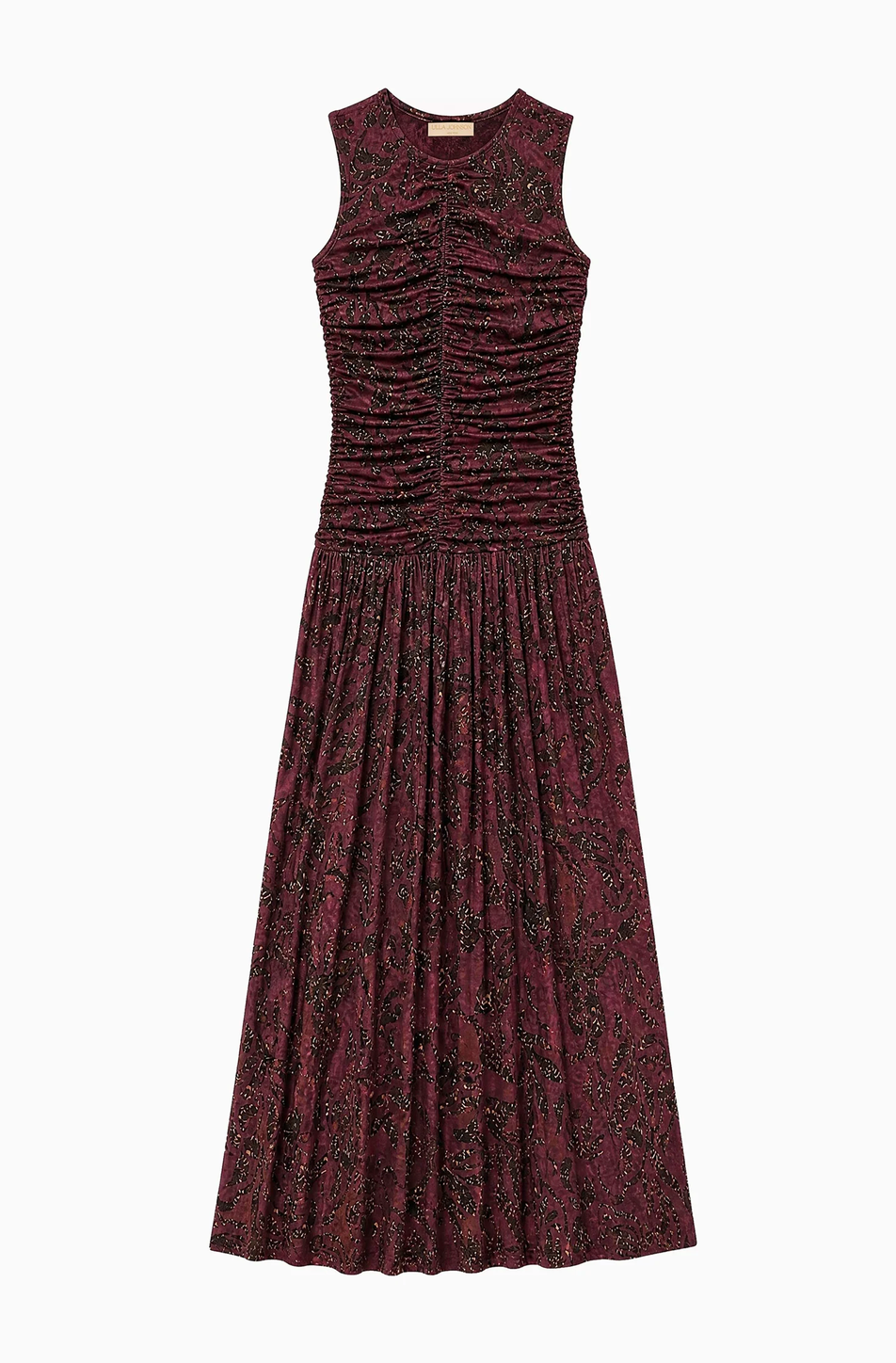 Elora Sleeveless Jersey Dress-Dresses-Ulla Johnson-Claret Floral-P-Mercantile Portland